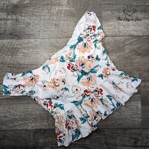 CharmLeaks Floral Off Shoulder Bikini Top Size XL